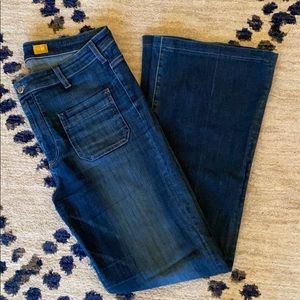 Pilcro wide leg jeans 32